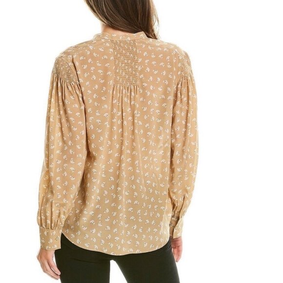 Rebecca Taylor Silk Emmy Blouse Long Sleeve Size Small - Picture 3 of 7